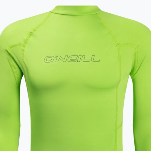 Costume da bagno a maniche lunghe da uomo O'Neill Basic Skins Rash Guard lime