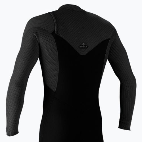 Uomo O'Neill Hyperfreak 2 mm Chest Zip L/S Spring nero schiuma da nuoto