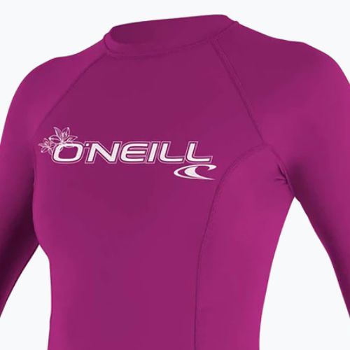 Nuoto femminile a maniche lunghe O'Neill Basic Skins Rash Guard fox/rosa