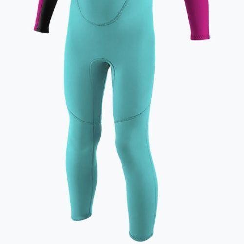 O'Neilller Reactor-2 2 mm Back Zip Full dg5/lt aqua/graph/berry schiuma da nuoto per bambini