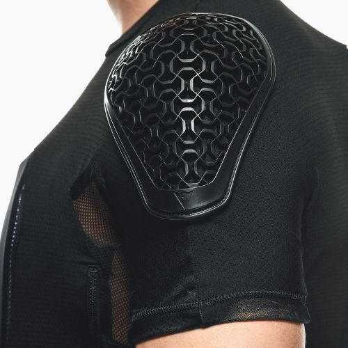 Dainese Rival Pro maglia da ciclismo nera con protezioni