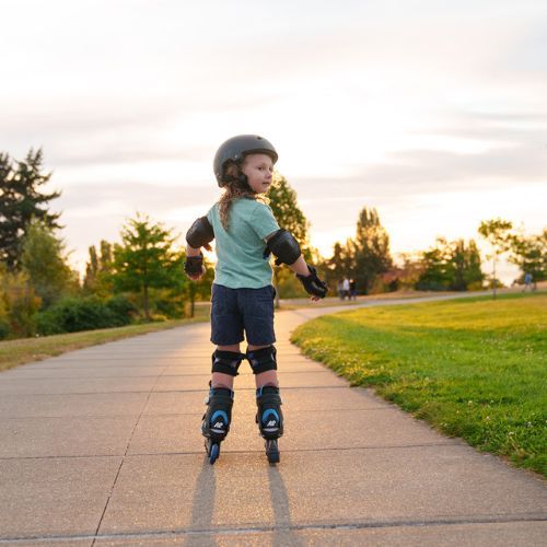 Pattini a rotelle per bambini K2 Raider Beam blu/nero