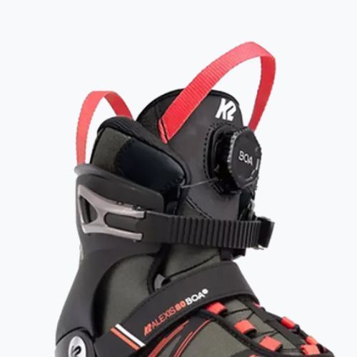 Pattini da donna K2 Alexis 80 Boa grigio/rosa