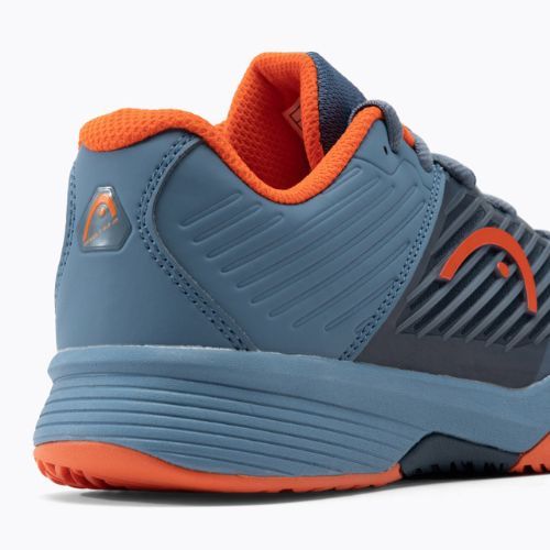 Scarpe da tennis HEAD Revolt Pro 4.0 per bambini bluestone/arancio