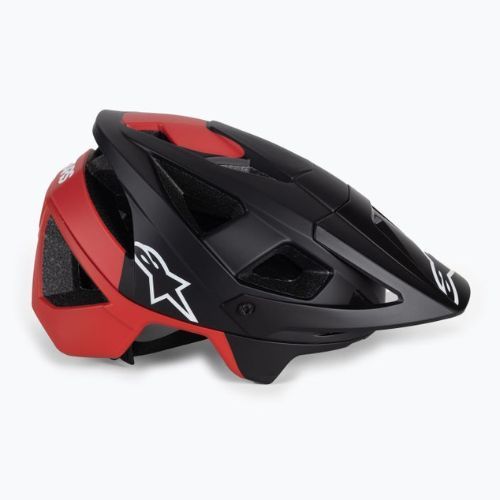 Casco da bici Alpinestars Vector Pro Atom nero/rosso opaco