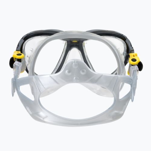 Cressi Big Eyes Evolution maschera subacquea cristallo/giallo