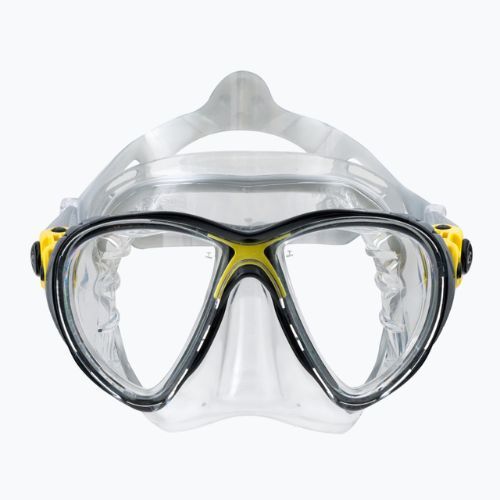 Cressi Big Eyes Evolution maschera subacquea cristallo/giallo