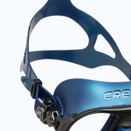 Maschera subacquea Cressi Calibro in metallo blu