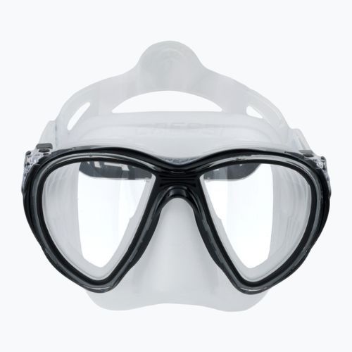 Maschera subacquea Cressi Quantum trasparente/nera