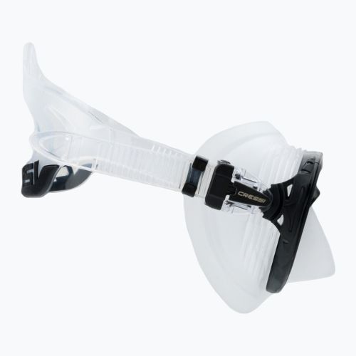 Maschera subacquea Cressi Quantum trasparente/nera