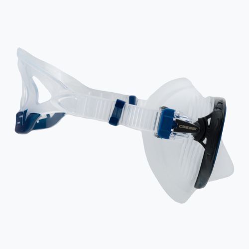 Maschera subacquea Cressi Quantum trasparente/blu