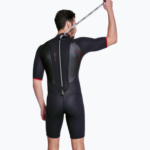 Muta Cressi Altum Shorty 3 mm nero/rosso da uomo