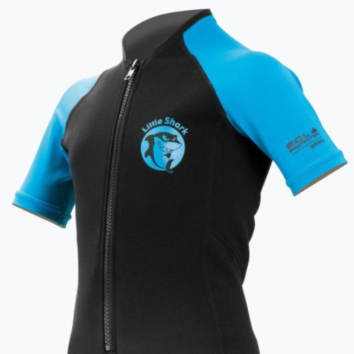 Muta da bambino Cressi Little Shark S/L 2 mm nero/blu