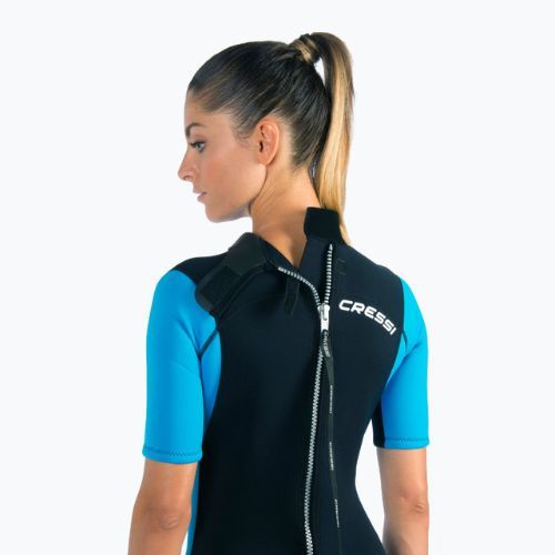 Muta da donna Cressi Med X 2,5 mm nero/azzurro/grigio