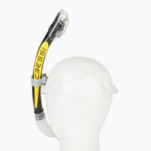 Set da immersione Cressi Big Eyes Evolution + Alpha Ultra Dry giallo