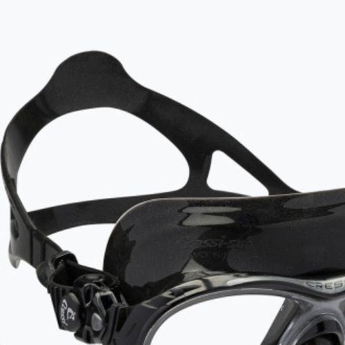 Set da immersione Cressi Big Eyes Evolution + Alpha Ultra Dry nero/nero