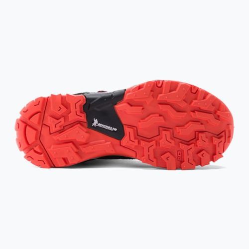 Salewa Alp Trainer Mid GTX, scarponcino da trekking per bambini in mirto e pallini.