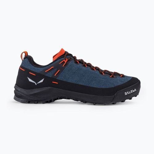 Salewa Wildfire Canvas, scarpe da trekking da uomo in denim scuro/nero