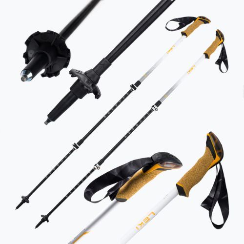 LEKI Cressida bastoncini da trekking bianchi 65221191