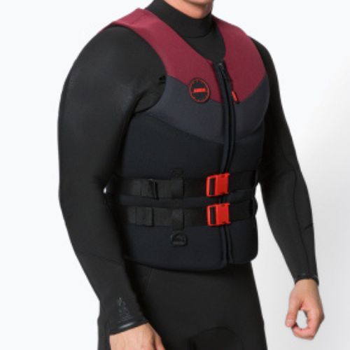 Gilet da uomo JOBE in neoprene rosso bordeaux