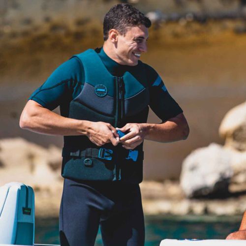Gilet da uomo JOBE in neoprene blu notte