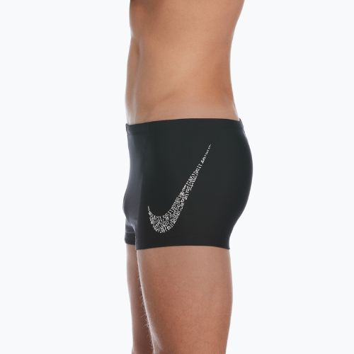 Uomo Nike Just Do It Swoosh Square Leg boxer da bagno nero