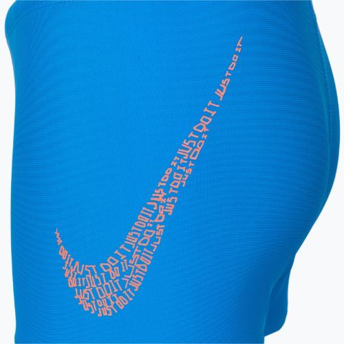 Nike Just Do It Swoosh Aquashort, boxer da bagno per bambini, foto blu