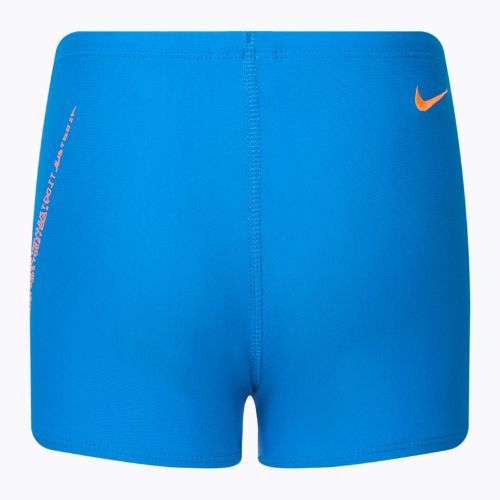 Nike Just Do It Swoosh Aquashort, boxer da bagno per bambini, foto blu