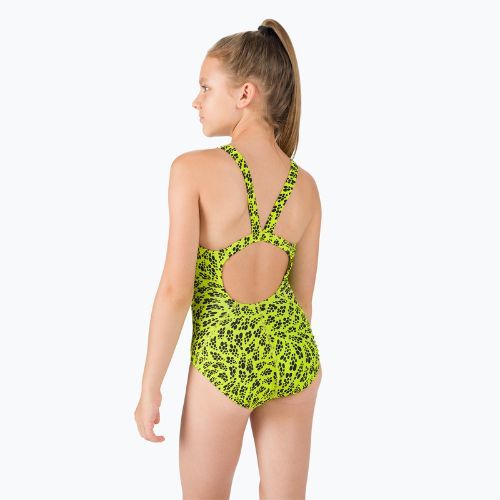 Costume intero da bambino verde atomico Nike Hydrastrong Muliple Prints