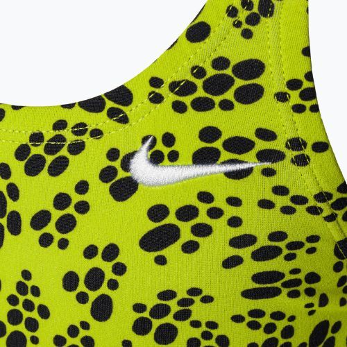 Costume intero da bambino verde atomico Nike Hydrastrong Muliple Prints