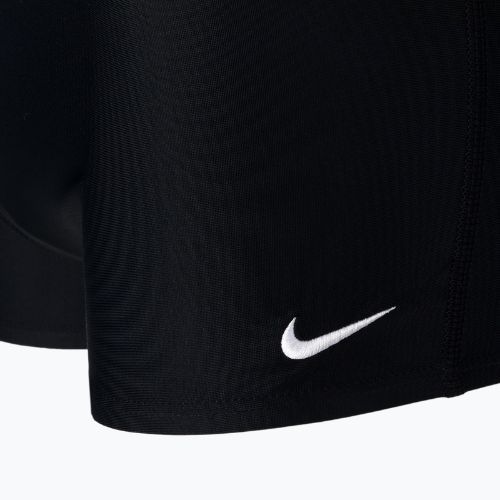 Boxer da bagno a gamba quadrata Nike da uomo, nero