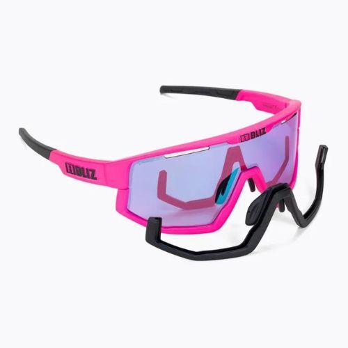 Occhiali da sole Bliz Fusion Nano Optics Nordic Light rosa/begonia/blu viola multi