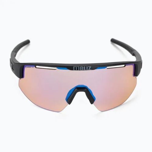 Occhiali da sole Bliz Matrix Nano Optics Nordic Light nero opaco/corallo/arancio blu multi