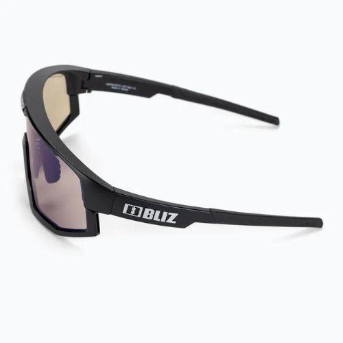 Occhiali da sole Bliz Vision Nano Optics Photochromic nero opaco/marrone blu multi