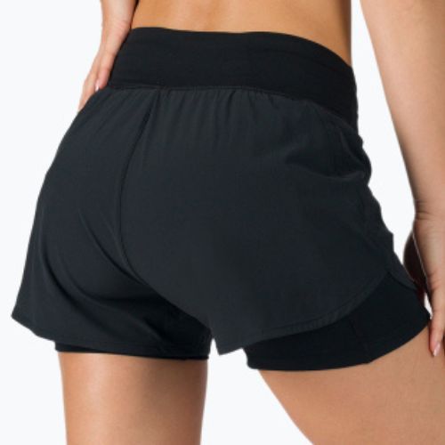 Pantaloncini da allenamento da donna Nike Eclipse nero/riflettente silv.