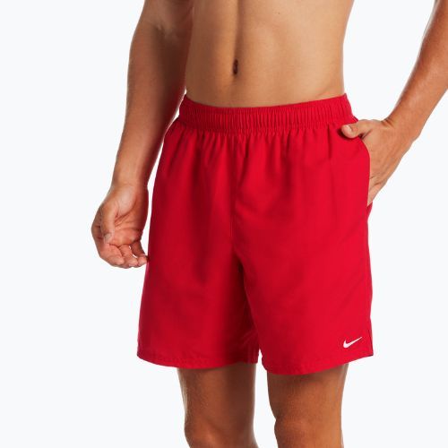Pantaloncini da bagno Nike Essential 7" Volley Uomo rosso università