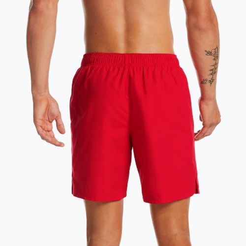 Pantaloncini da bagno Nike Essential 7" Volley Uomo rosso università