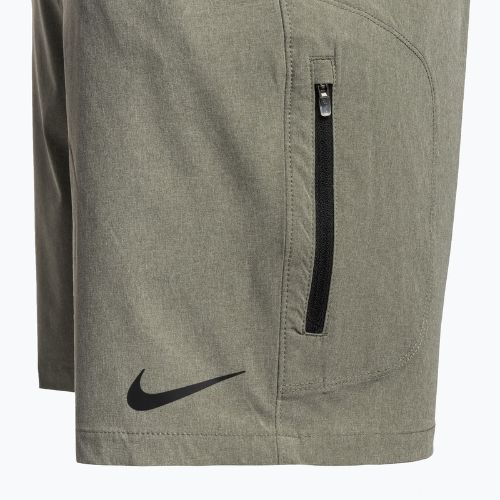 Pantaloncini da bagno cargo Nike Flow 9" Hybrid da uomo, color kaki