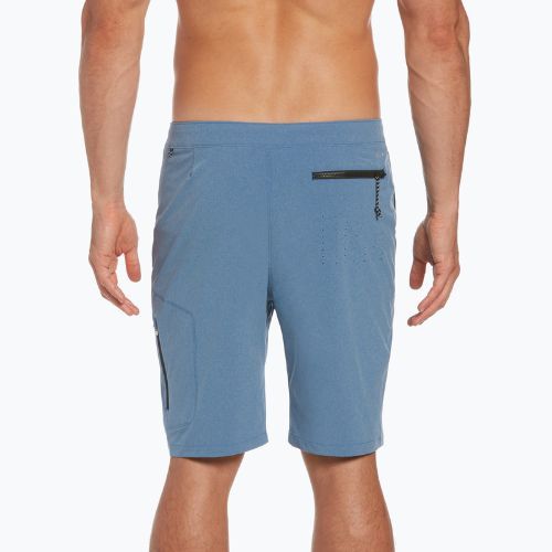 Pantaloncini da bagno Nike Flow 9" Hybrid da uomo, blu marina scuro