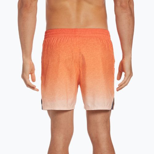 Pantaloncini da bagno Nike Just Do It Fade 5" Volley Uomo arancione atomico