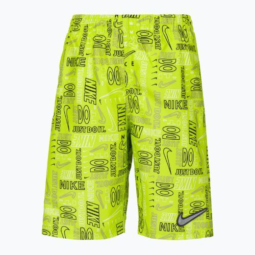 Pantaloncini da bagno Nike Logo Mashup 8" Volley da bambino verde atomico