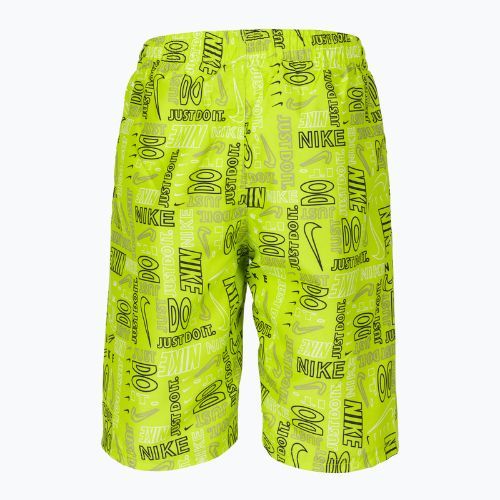 Pantaloncini da bagno Nike Logo Mashup 8" Volley da bambino verde atomico