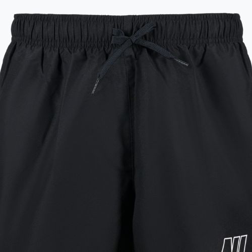 Pantaloncini da bagno Nike Logo Solid 5" Volley da uomo, nero