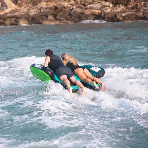 JOBE Revolve Towable 2P galleggiante blu/verde