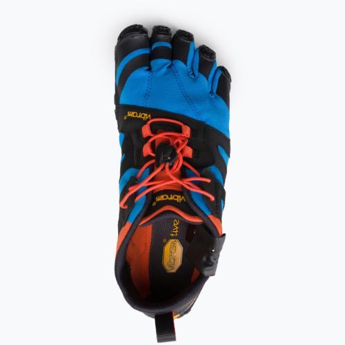Scarpe da corsa Vibram FiveFingers V-Trail 2.0 blu/arancione per uomo