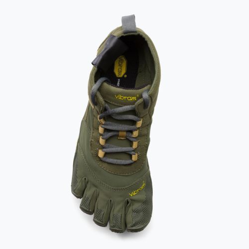 Scarponcino Vibram FiveFingers V-Trek da uomo, grigio scuro/verde militare