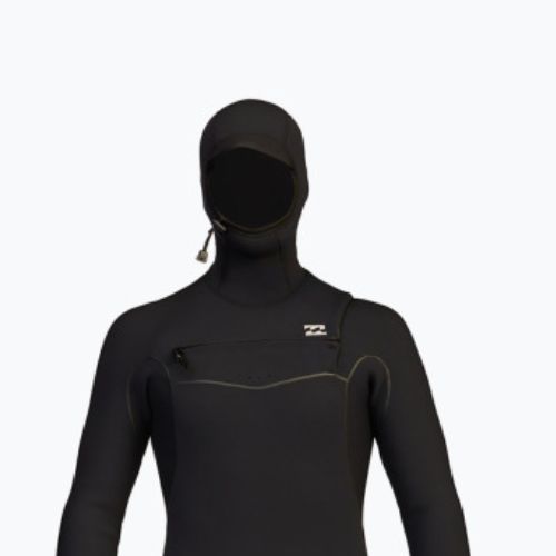 Billabong Uomo 5/4 Furnace con cappuccio CZ Full Nero Swim Foam