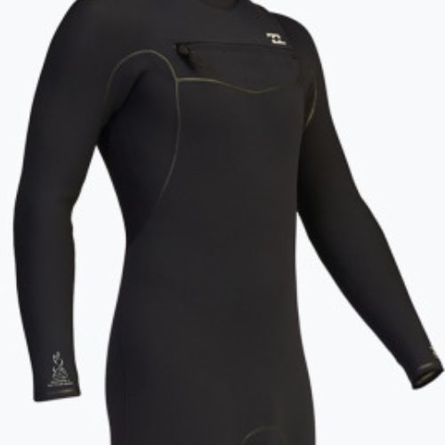 Billabong Uomo 5/4 Furnace con cappuccio CZ Full Nero Swim Foam