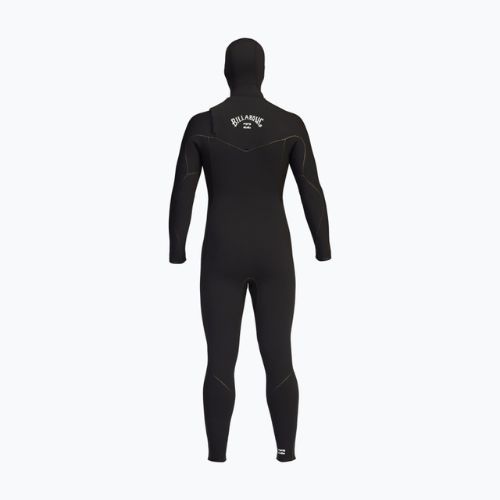 Billabong Uomo 5/4 Furnace con cappuccio CZ Full Nero Swim Foam