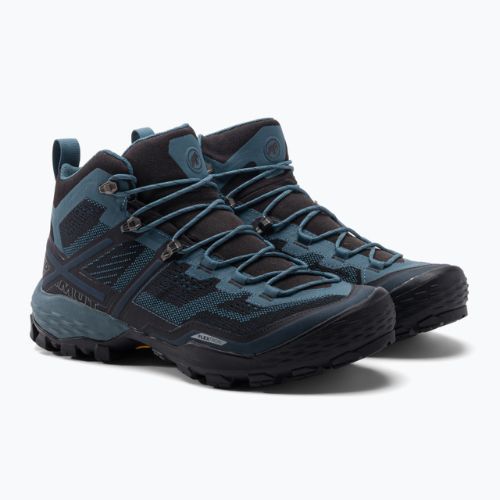 Scarponi da trekking da uomo Mammut Ducan Mid GTX nero/poseidon chiaro